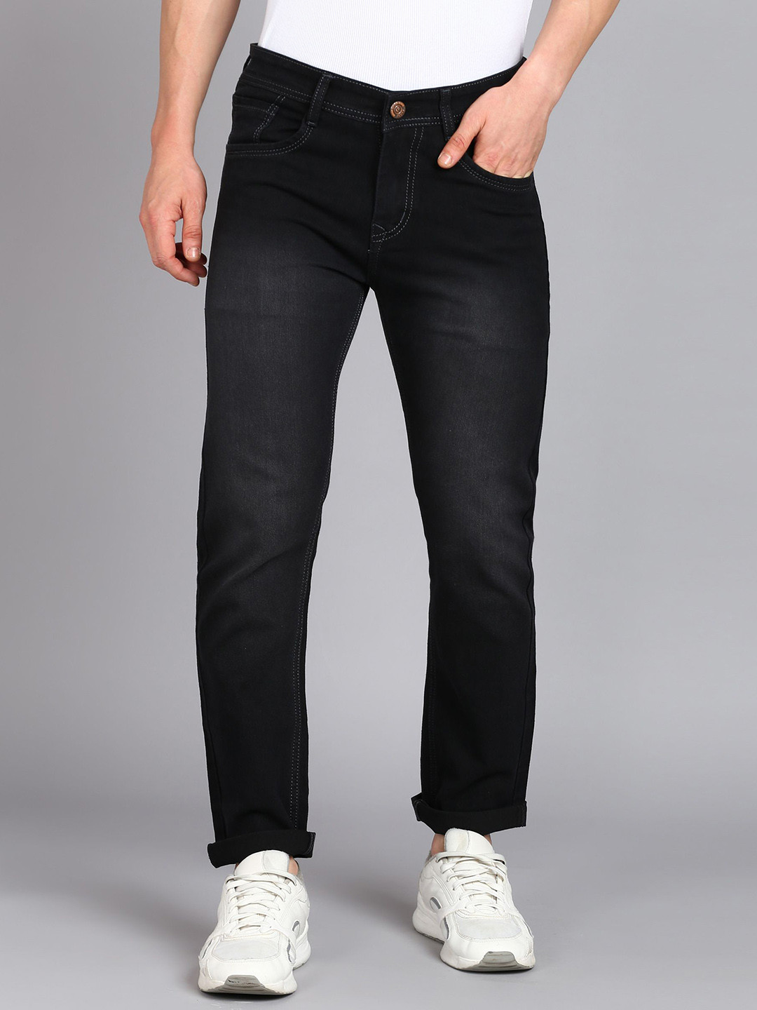 Podge Men Light Fade Mid-Rise Jeans