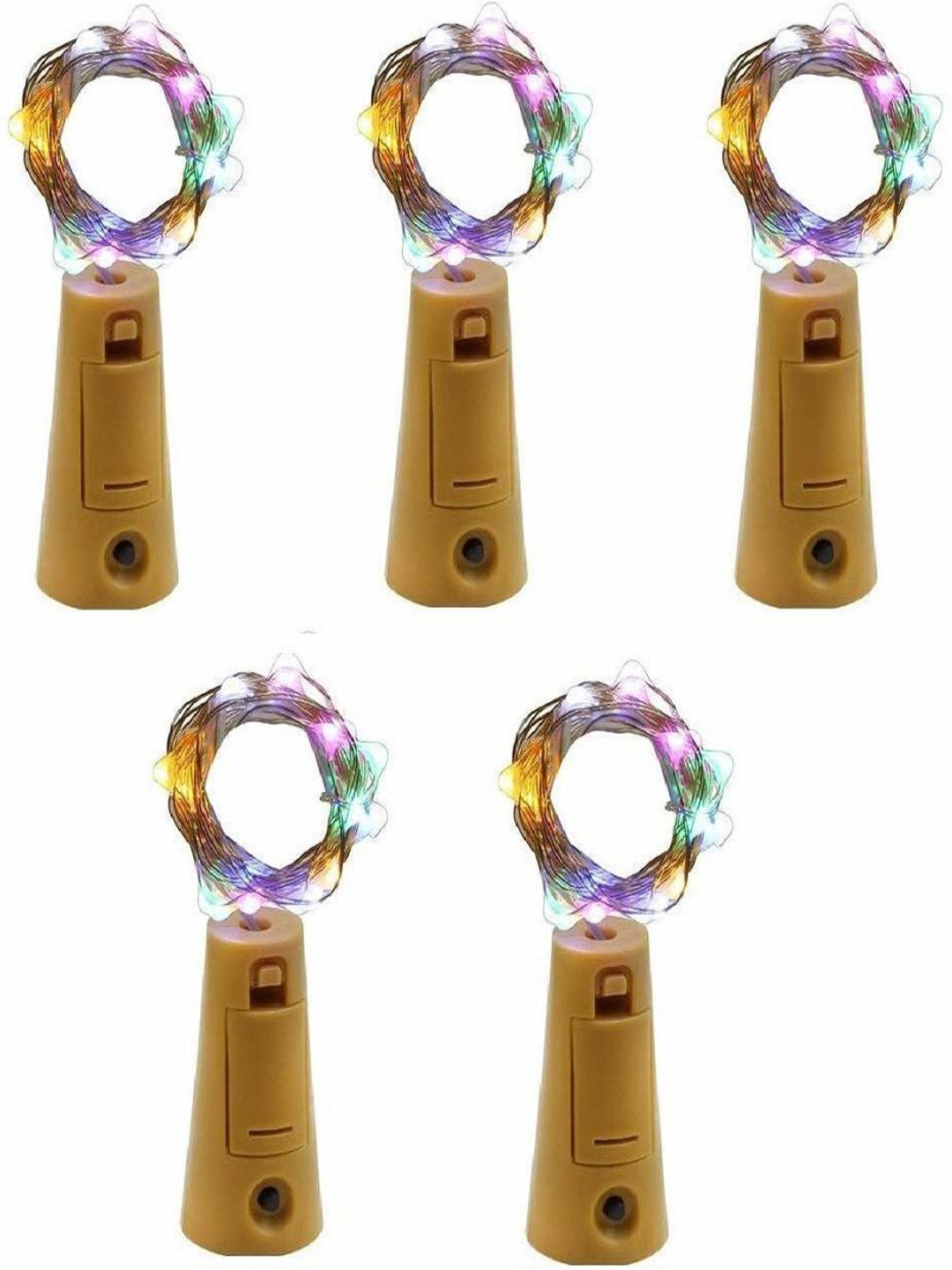 SPARK WORLD Multicolor More than 360 LEDs Star Bulb 5 Piece String Lights