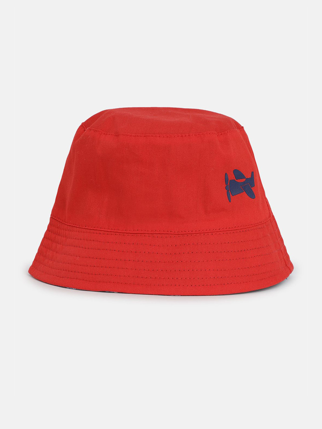 Chicco Boys Red Self Design Bucket Hat