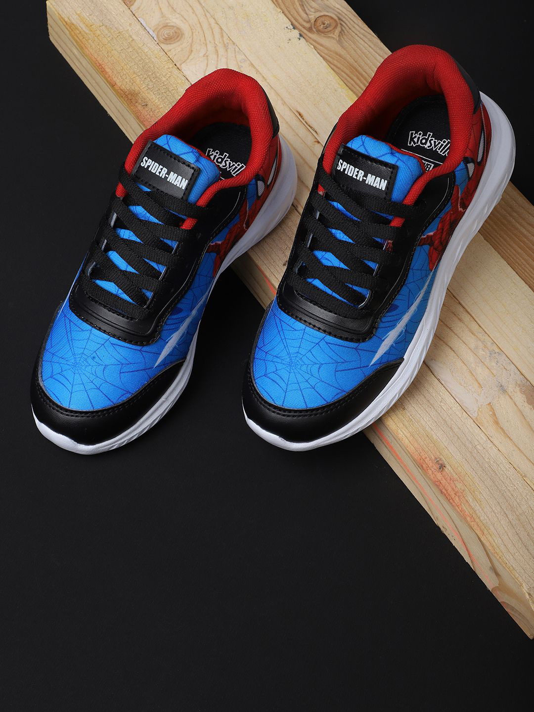 Kids Ville Boys Spider Man Printed Shoes