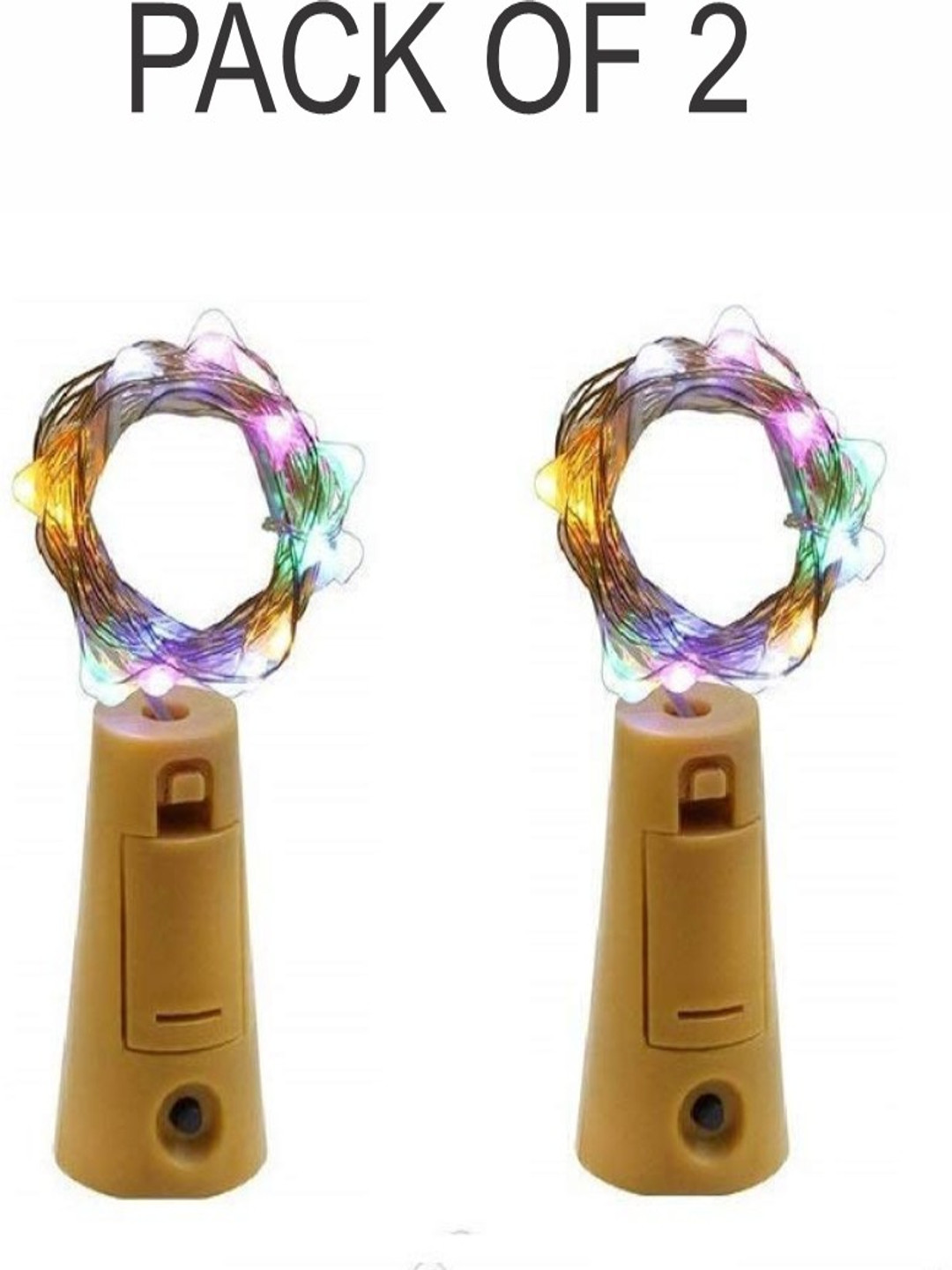 SPARK WORLD Multicolor 21 LEDs Rice Shape String Lights