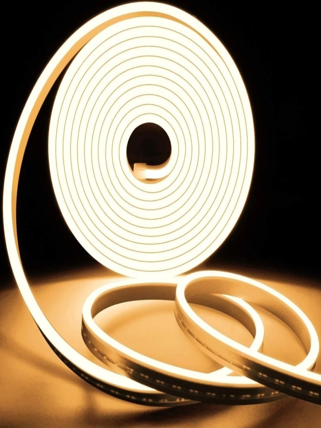 SPARK WORLD Yellow Rice Shaped LED Strip Lights