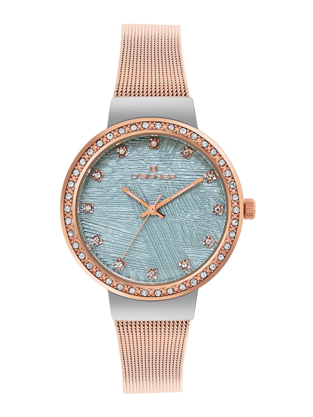 D'SIGNER Women Brass Dial & Stainless Steel Wrap Around Straps Analogue Watch 917RTM.5L