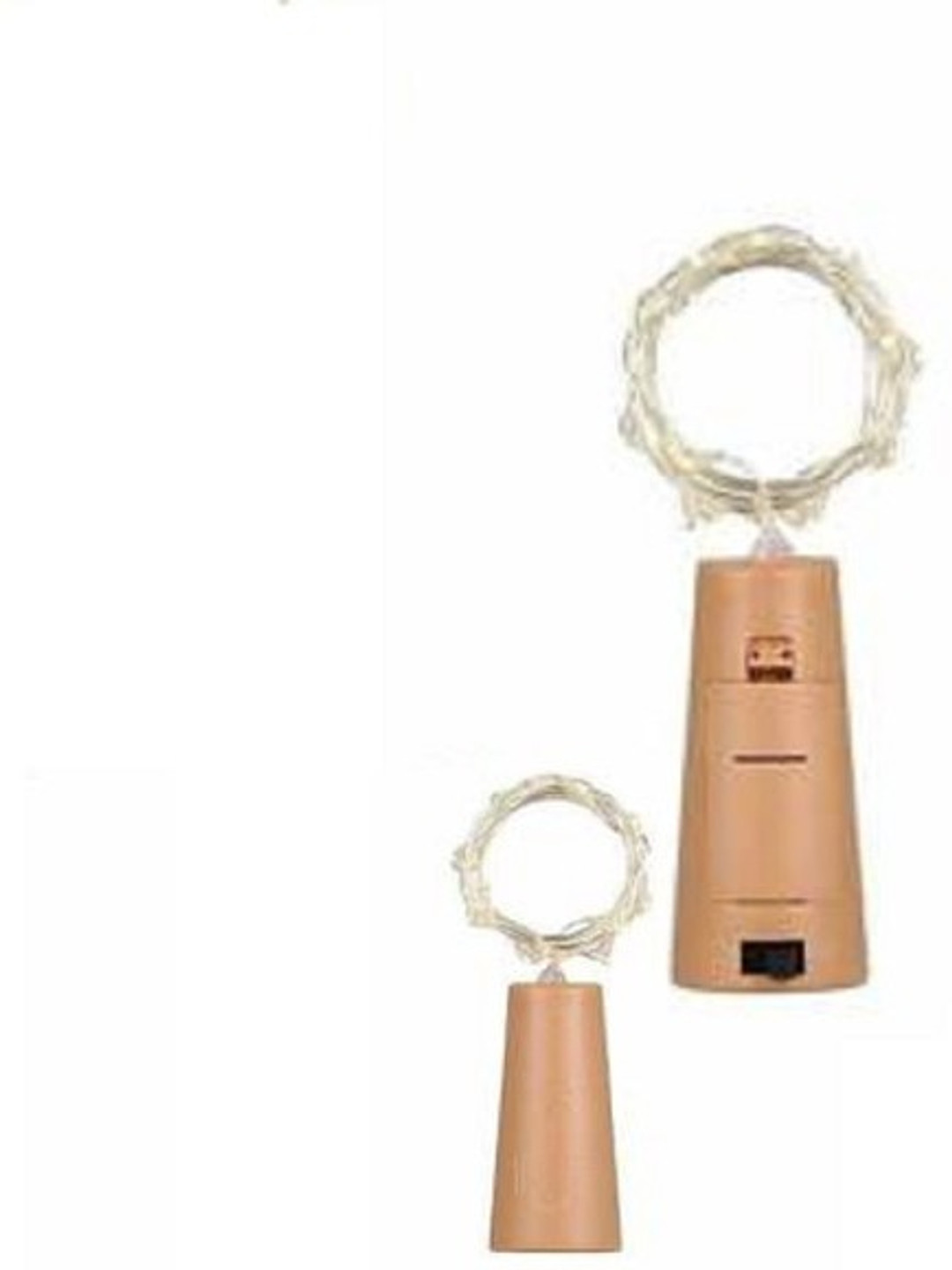 SPARK WORLD Gold Toned LED Cork String Light