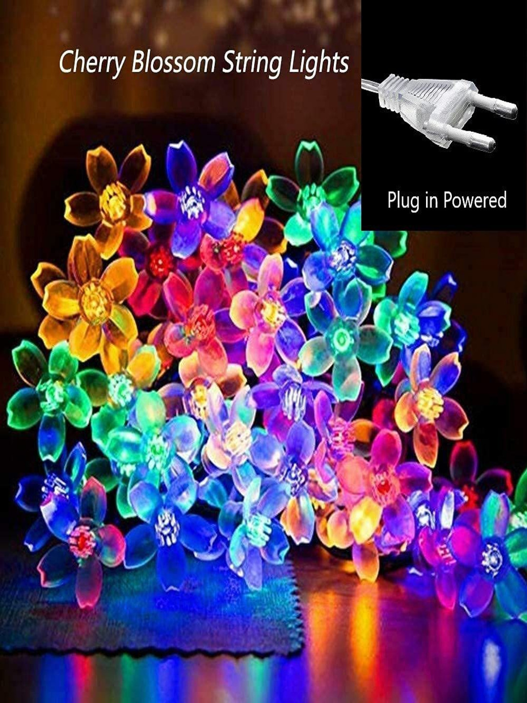 SPARK WORLD 3m Multicolor Flower String Lights