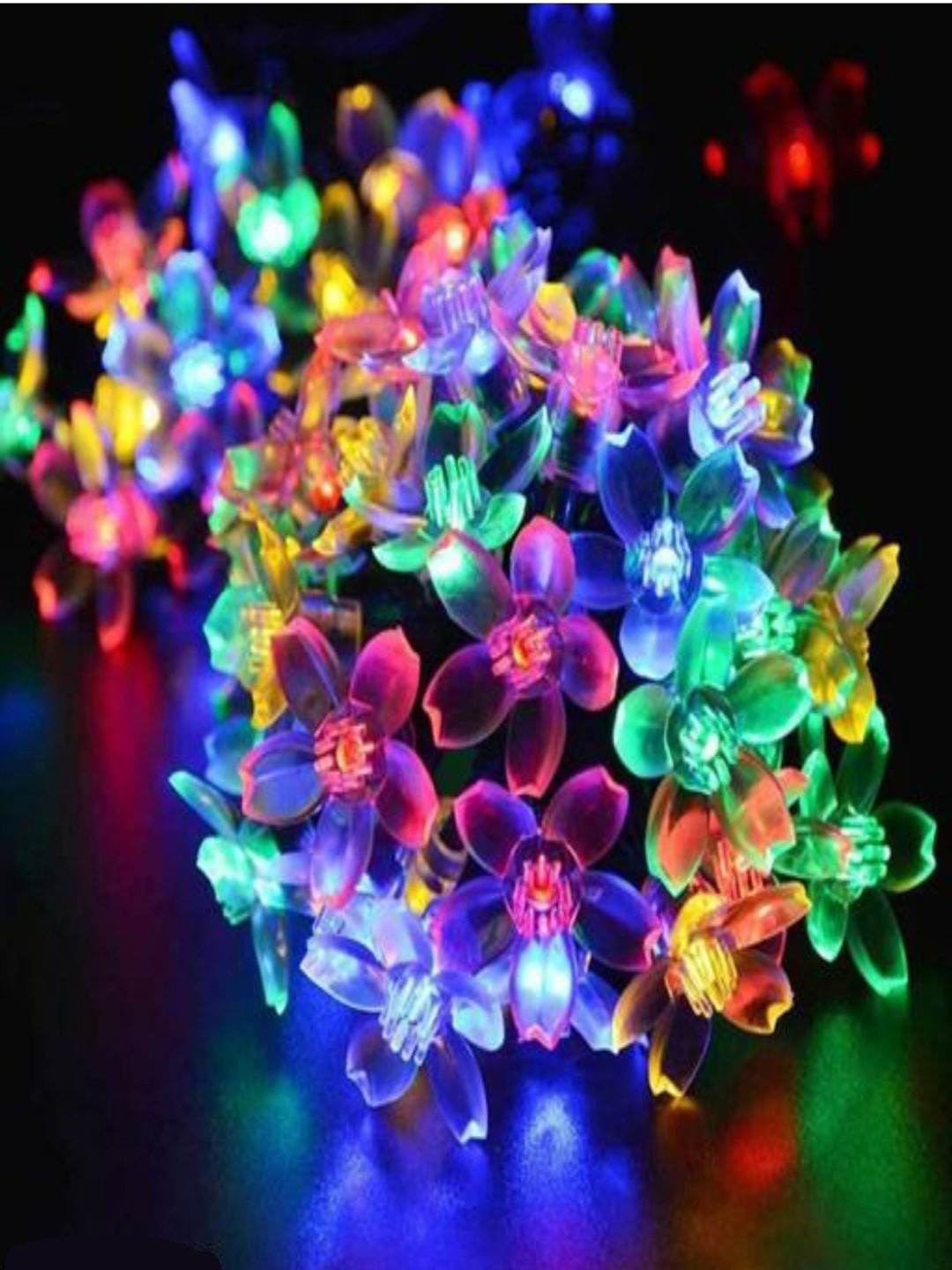 SPARK WORLD 3m Multicolor More than 360 LEDs Flower String Lights