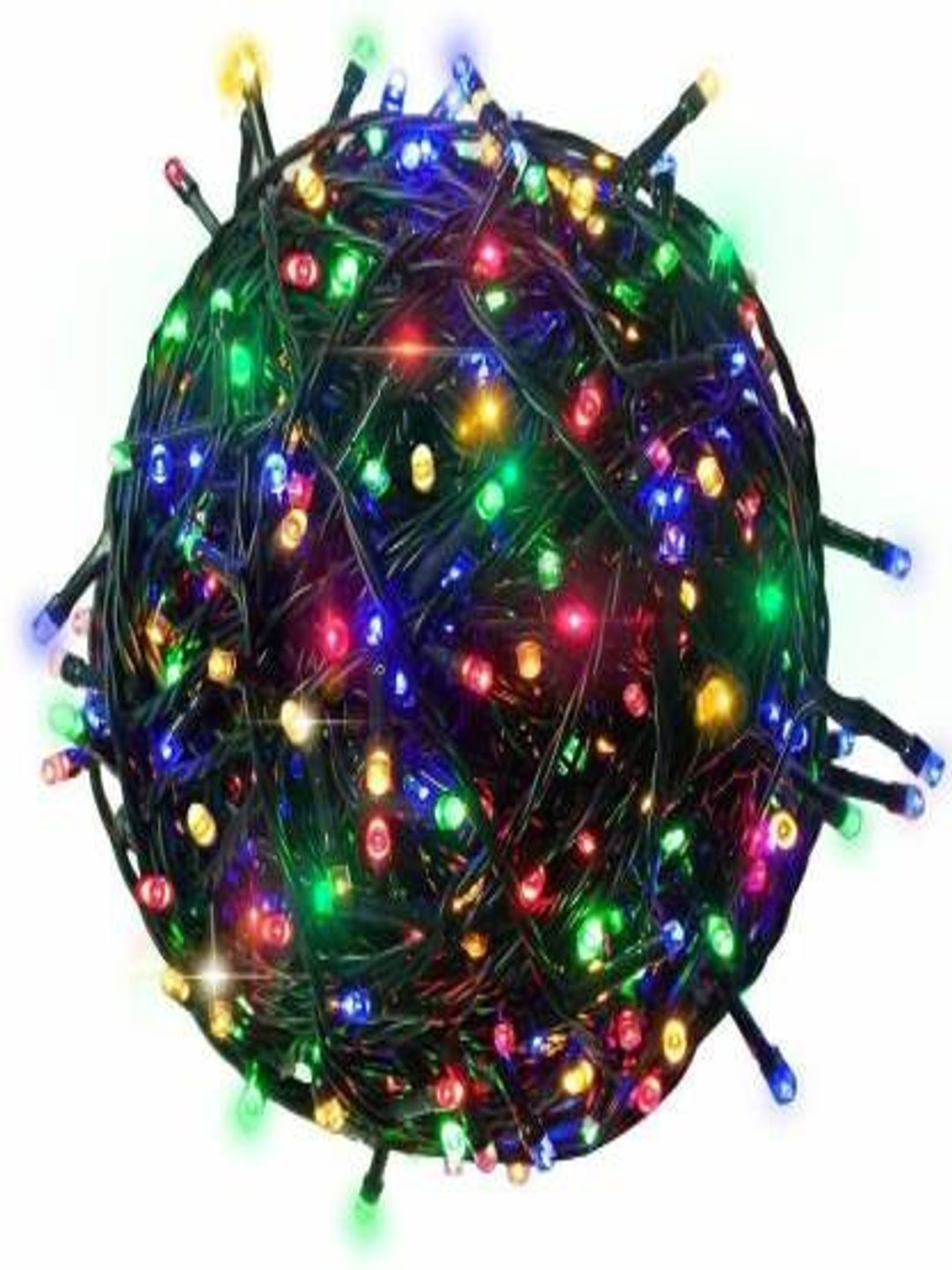 ENORMITY Yellow & Green Rice Shape String Lights