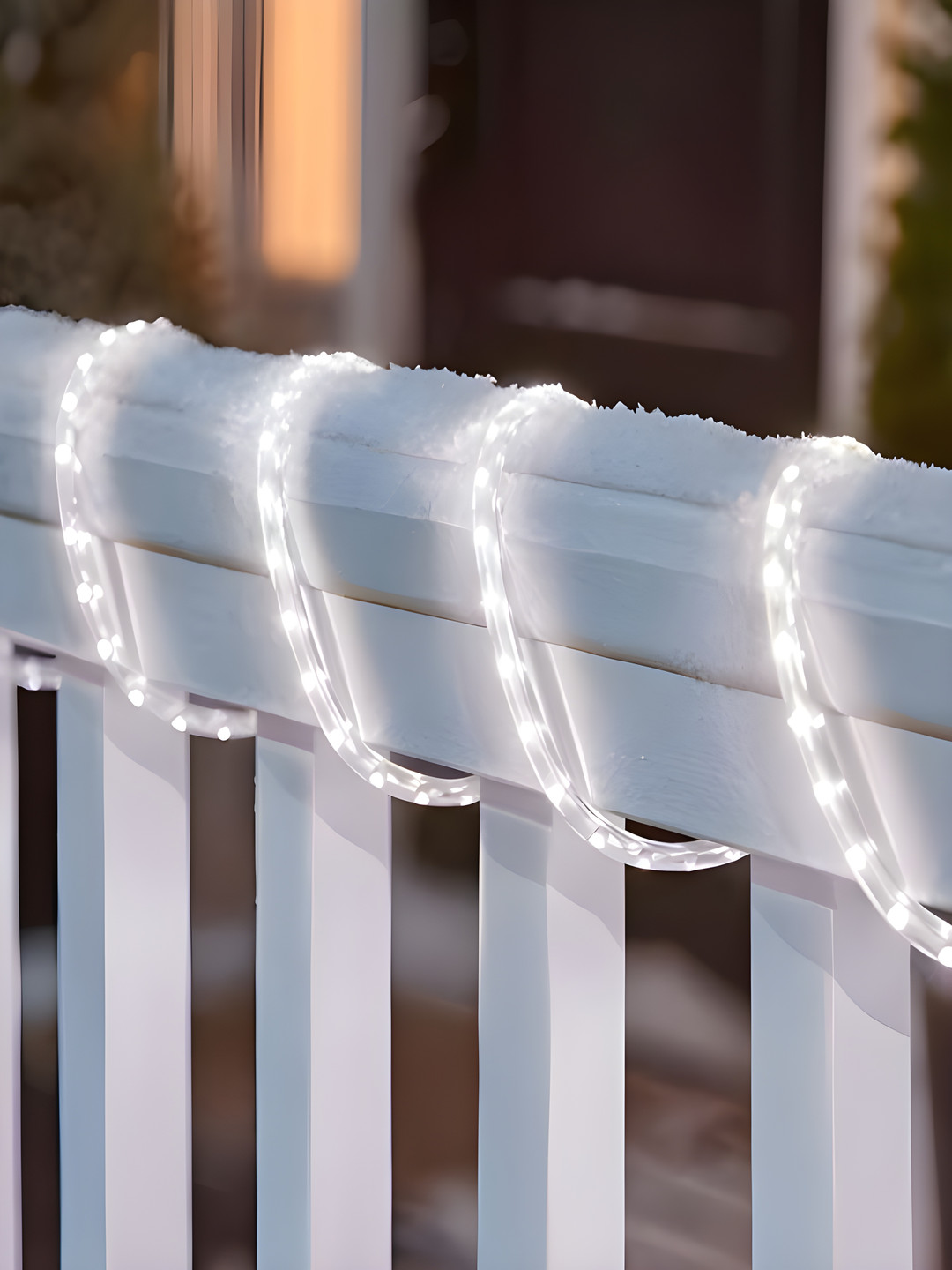 ENORMITY White Rope LED String Lights