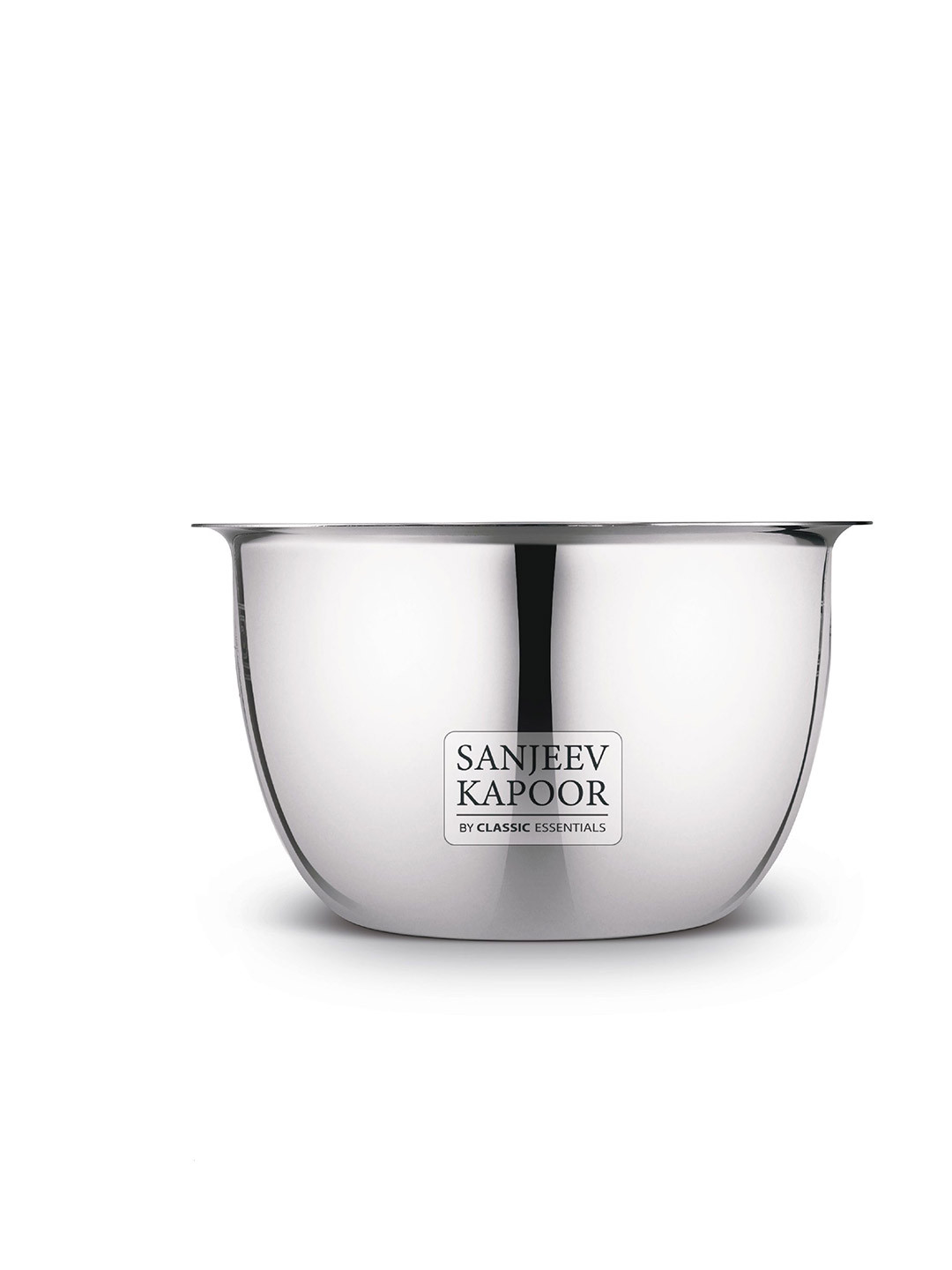 Classic Essentials Silver-Toned Stainless Steel Microwave-Safe Mixing Bowl 750 ml