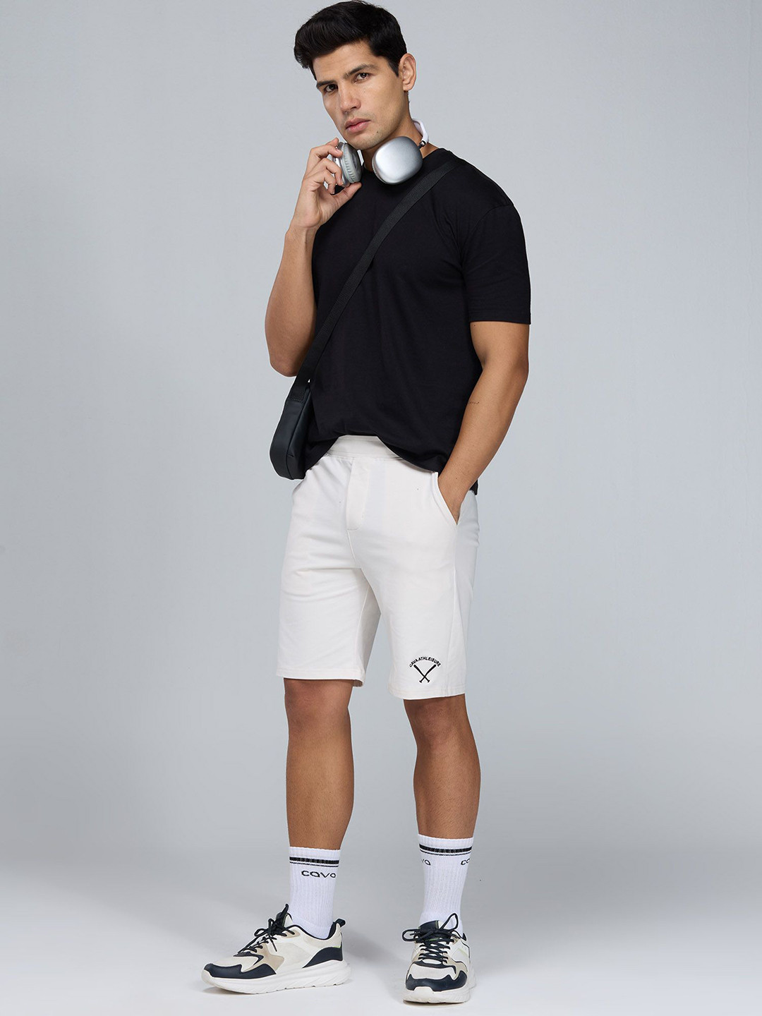 Cava Off-White Bermuda Shorts