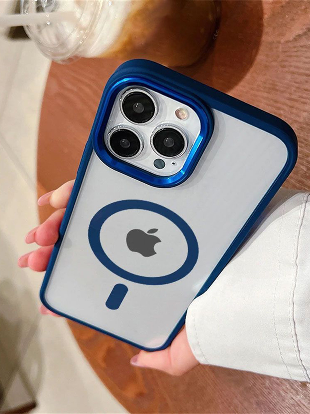 Luxury Kase LK096 Magnetic Wireless Charging Lens Protector iPhone 14 Pro Back Case