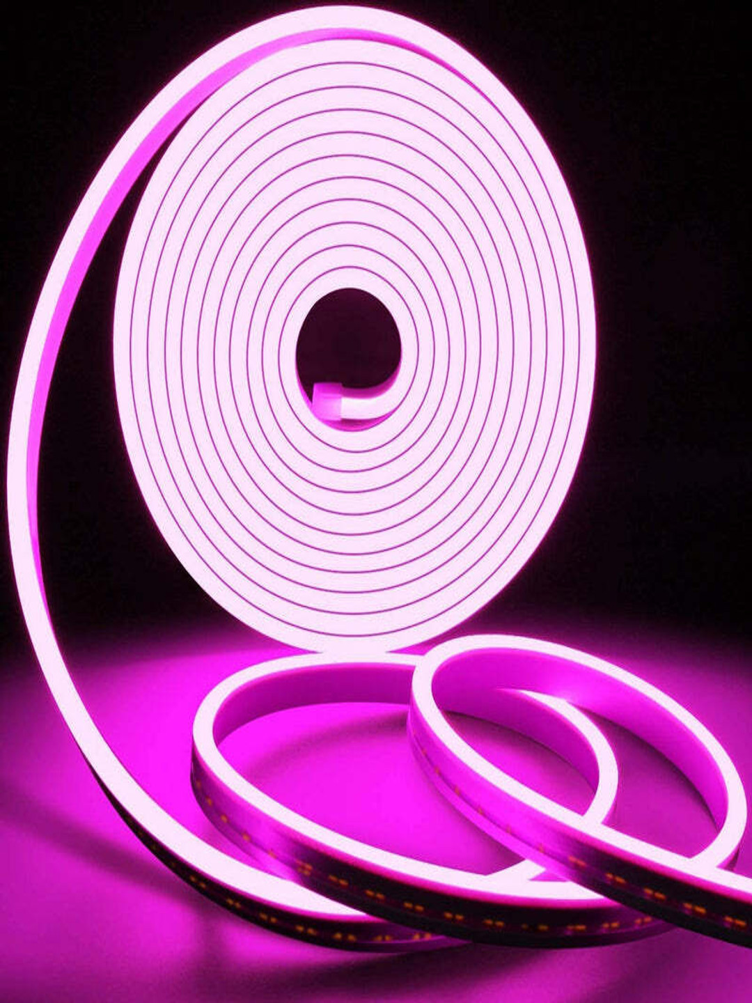 ENORMITY Pink & White Rice Shape String Lights