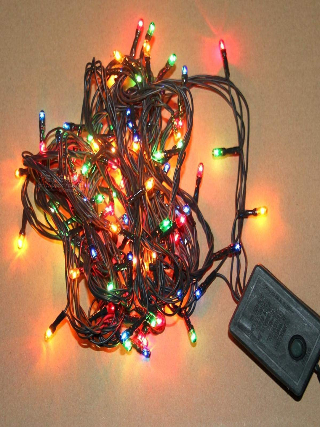 SPARK WORLD 30m Multicolor 60 LEDs Rice Shape String Lights