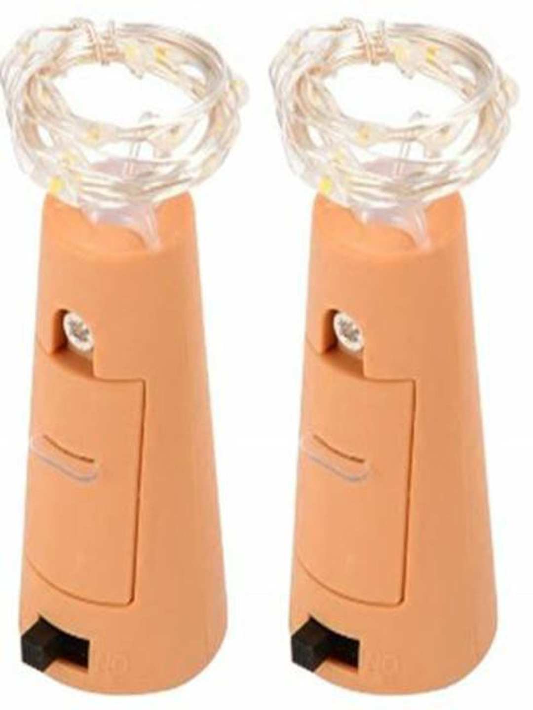 ENORMITY 2m Warm Yellow Cylindrical Shape 2 Piece String Lights
