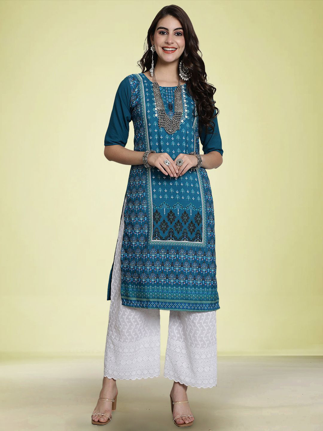Moda Rapido Ethnic Motifs Printed Short Kurti