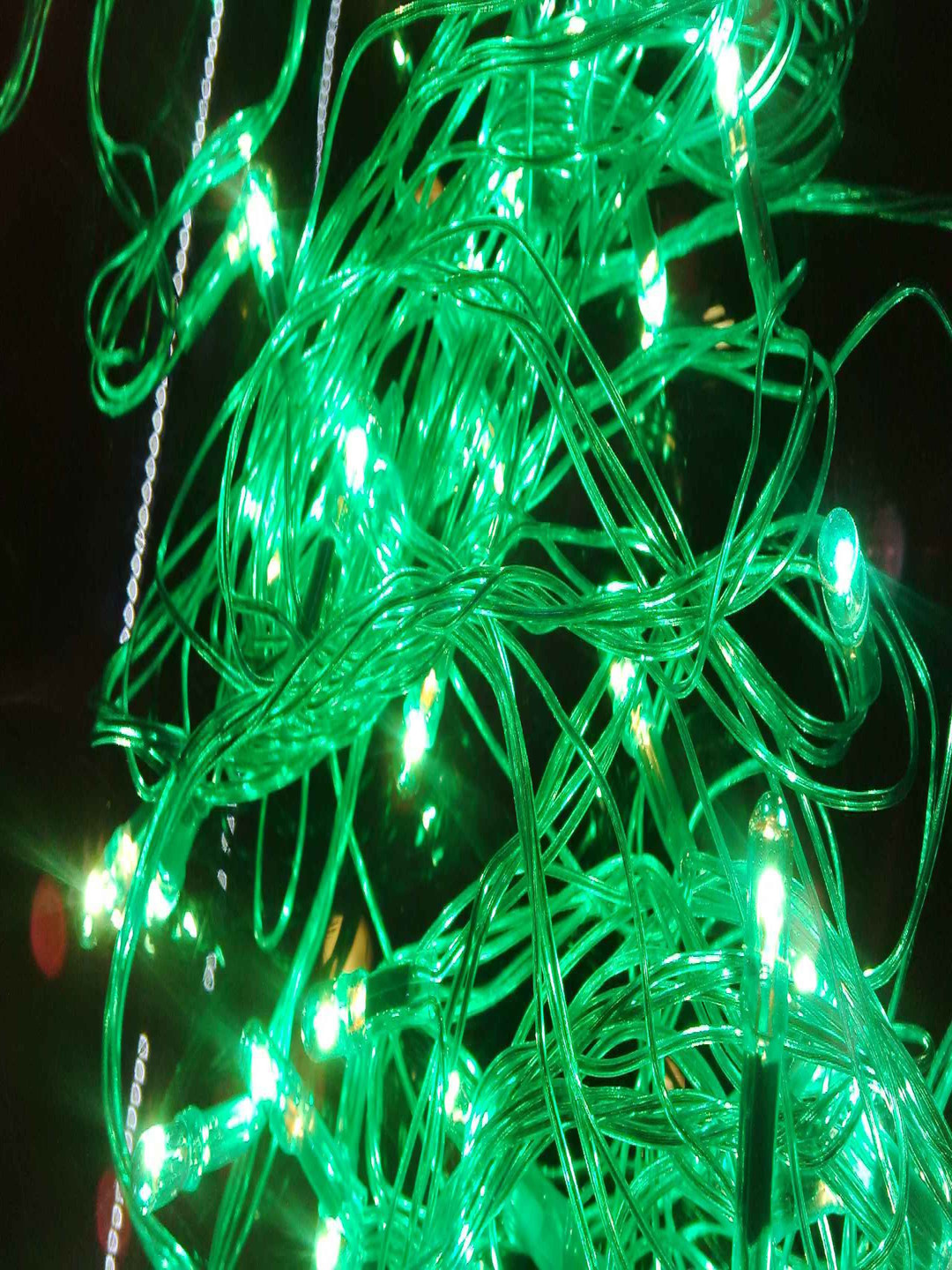 SPARK WORLD Green LED Rice String Lights