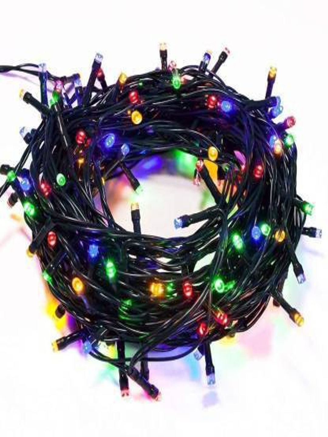 ENORMITY Black Rice Shape String Lights