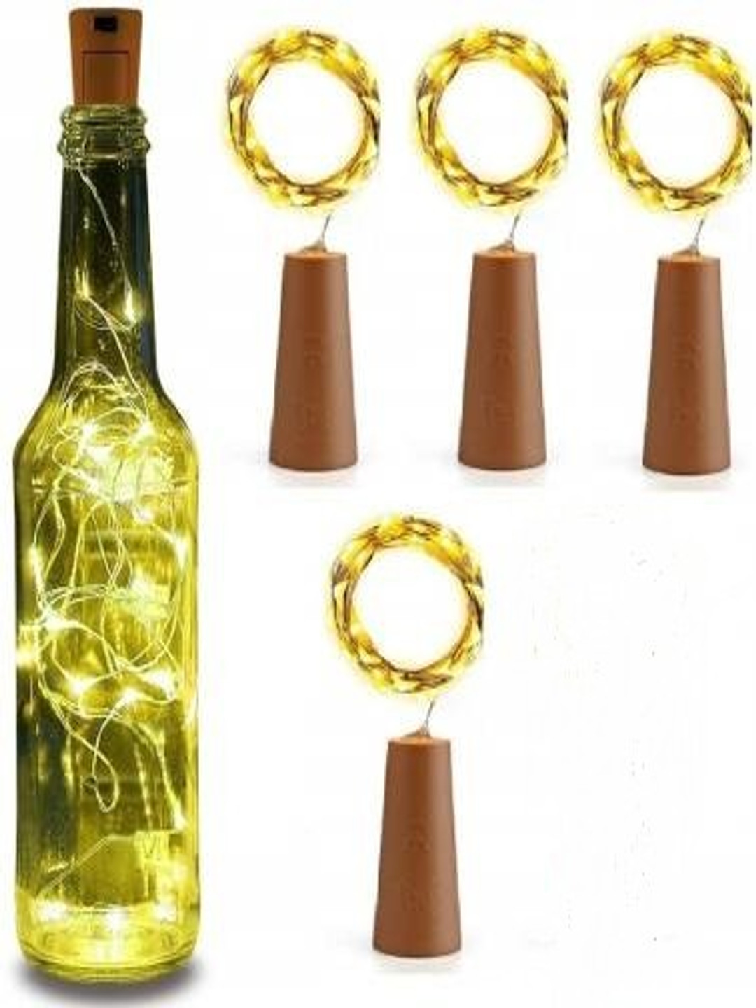 SPARK WORLD Yellow 4 Pieces LED String Lights