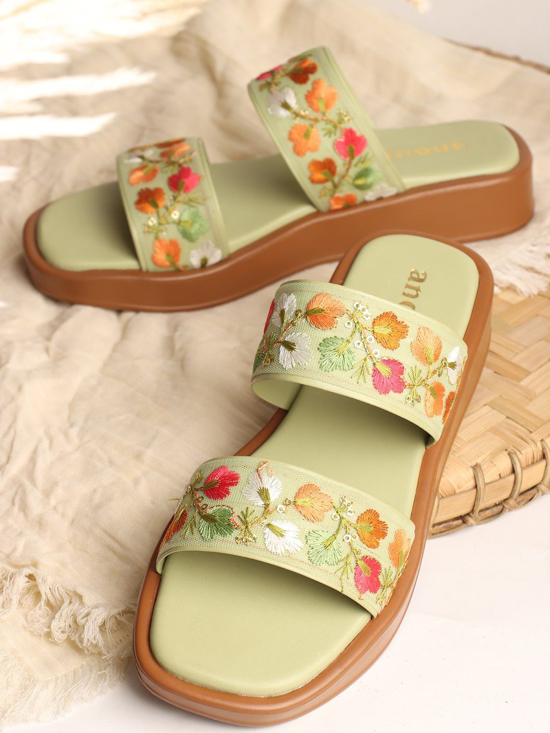 Anouk Platform Open Toe  Sandals