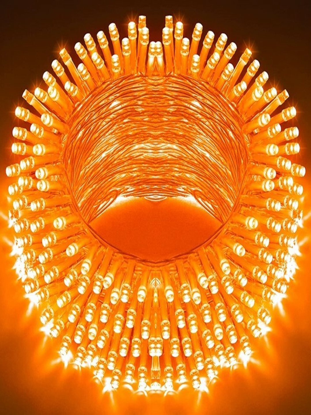 SPARK WORLD Orange-colored LED String Lights