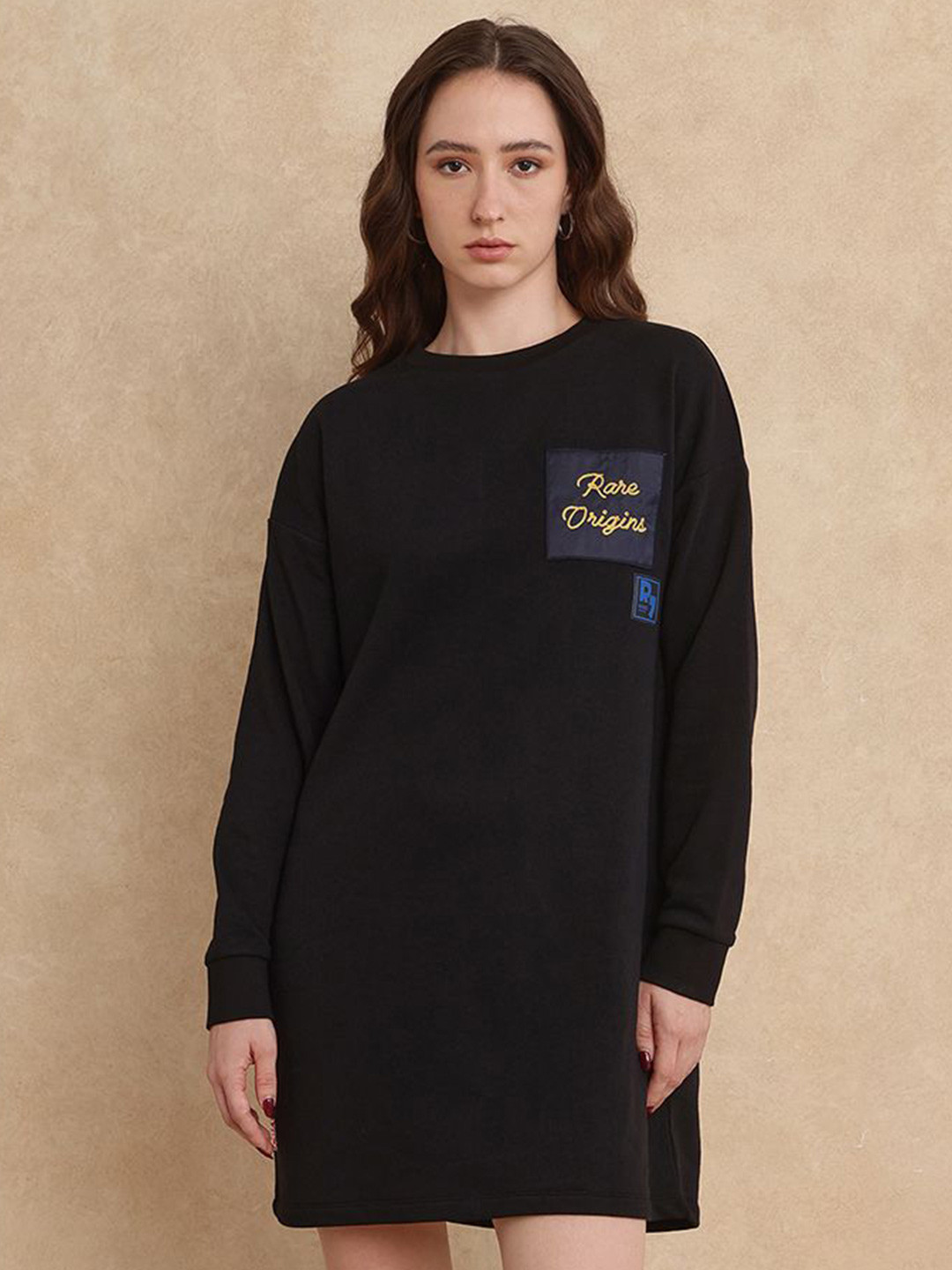 RAREISM Women WEKEL Round Neck Longline Sweatshirt