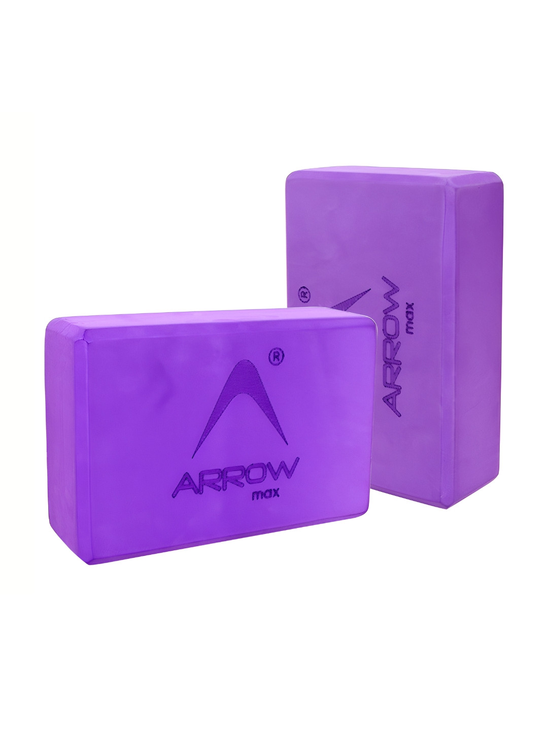 ARROWMAX Purple Set Of 2 Yoga Brick Block