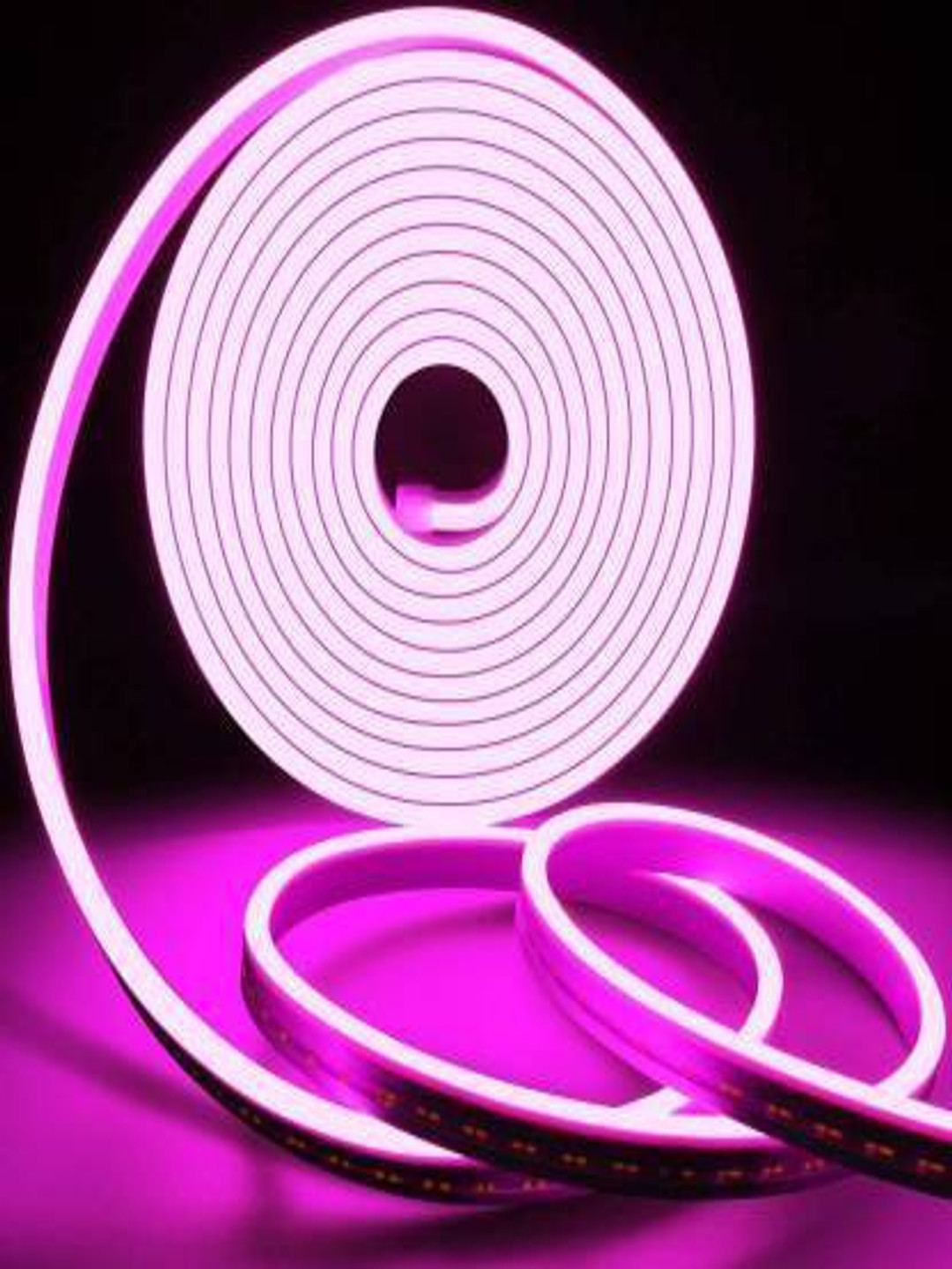 ENORMITY Pink & White Rice Shape String Lights