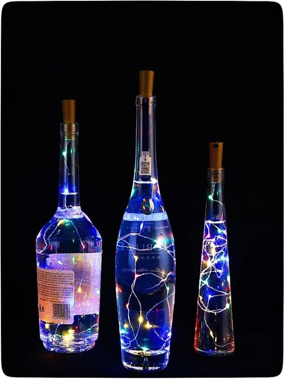 ENORMITY White & Blue Rice Shape String Light