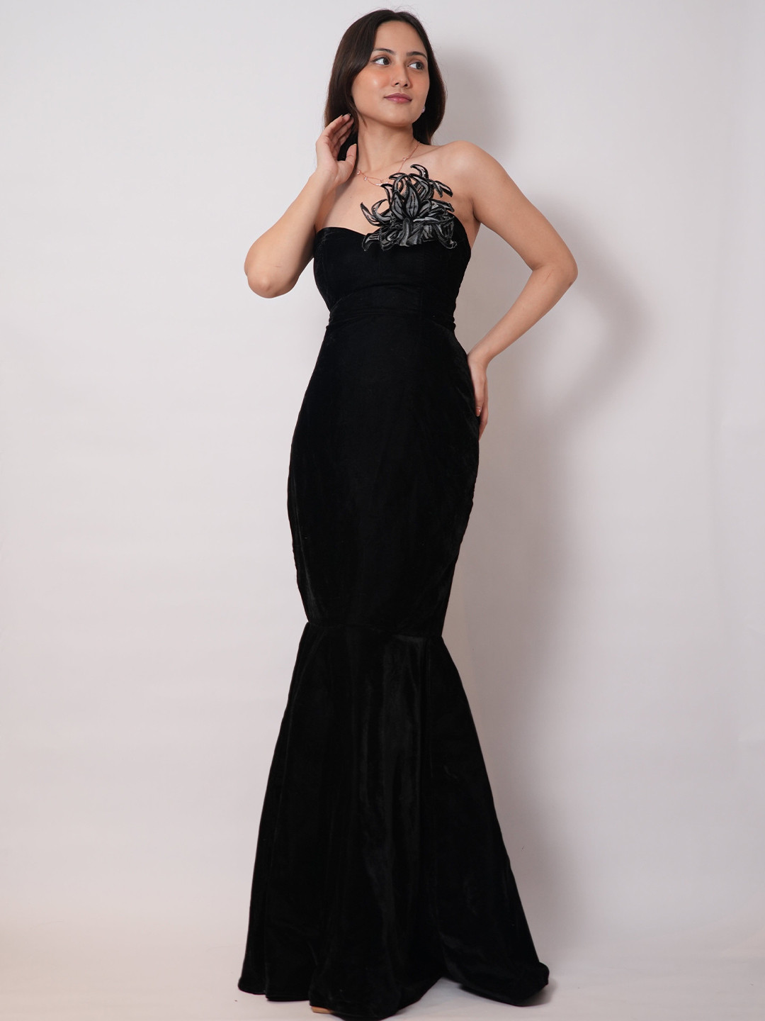 TAILORMADE CLOTHING Women Bandeau Maxi Dress