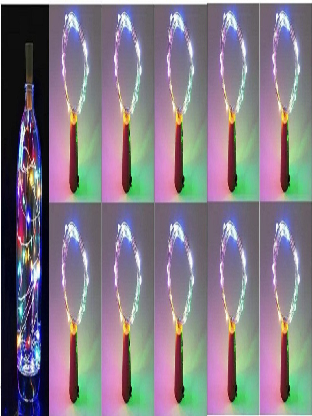 SPARK WORLD 2m Multicolor More than 360 LEDs Cylindrical Shape String Lights