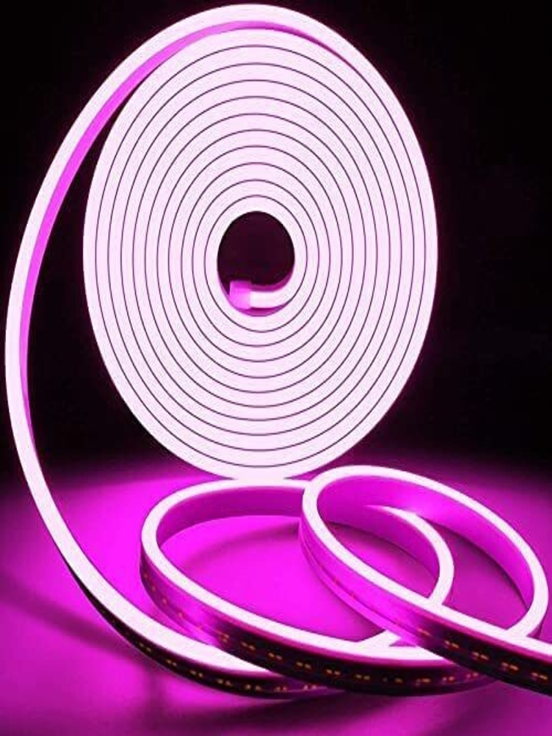 SPARK WORLD Pink Striped String Lights