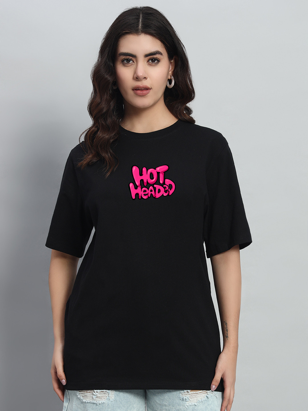 N1F FASHION Women Typography Printed T-shirt