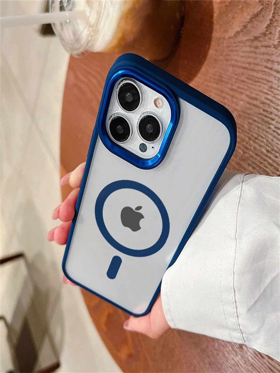 Luxury Kase LK096 Solid iPhone 15 Pro Mag-Safe Magnetic Wireless Back Case