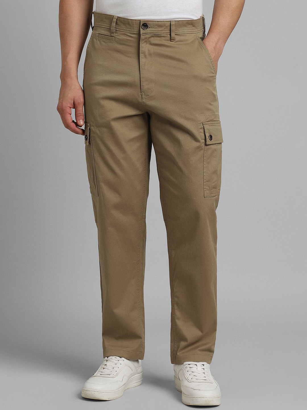 SIMON CARTER LONDON Men Regular Fit Mid-Rise Cargos