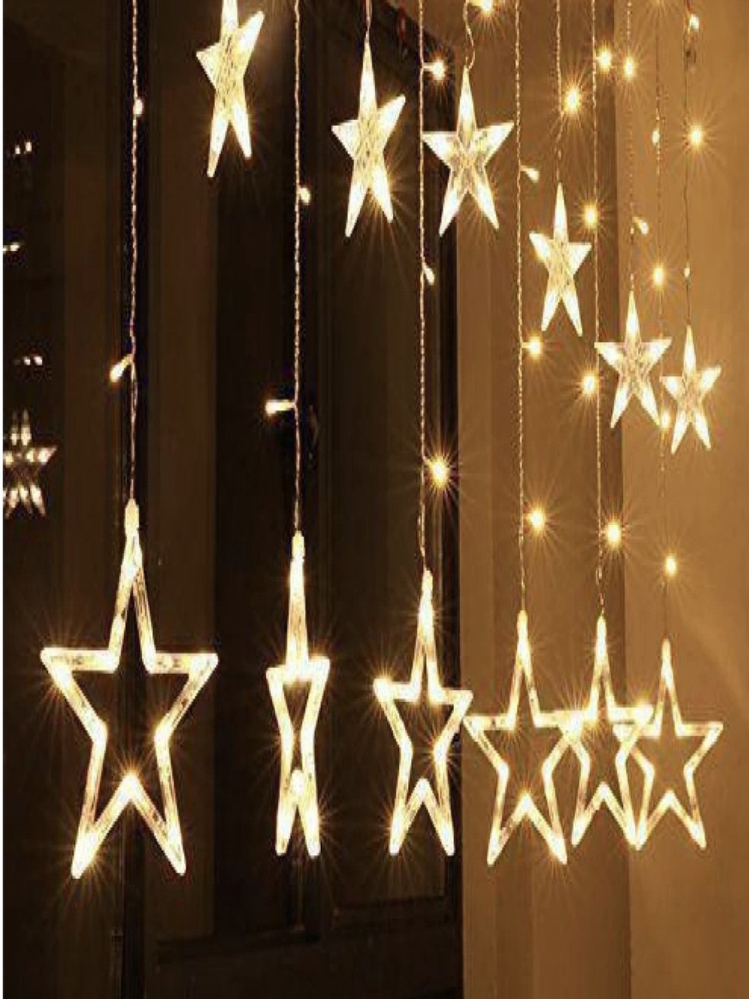 ENORMITY Transparent Star Shape String Light