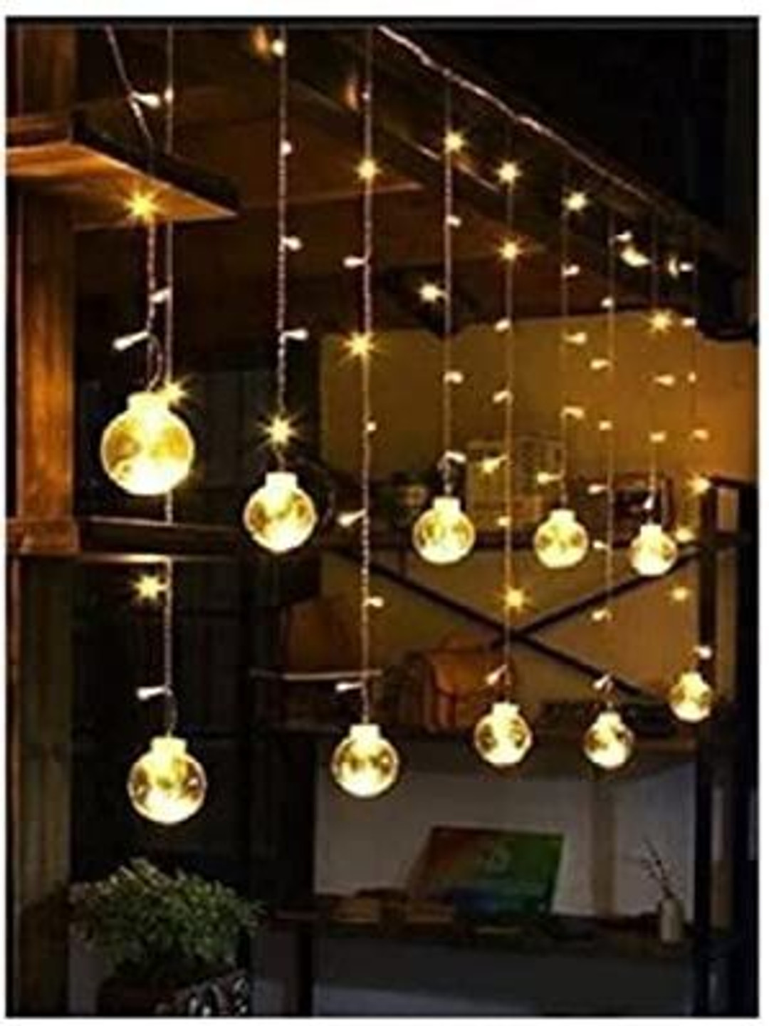 SPARK WORLD 2.5m Multicolor More than 360 LEDs Moon Shape String Lights