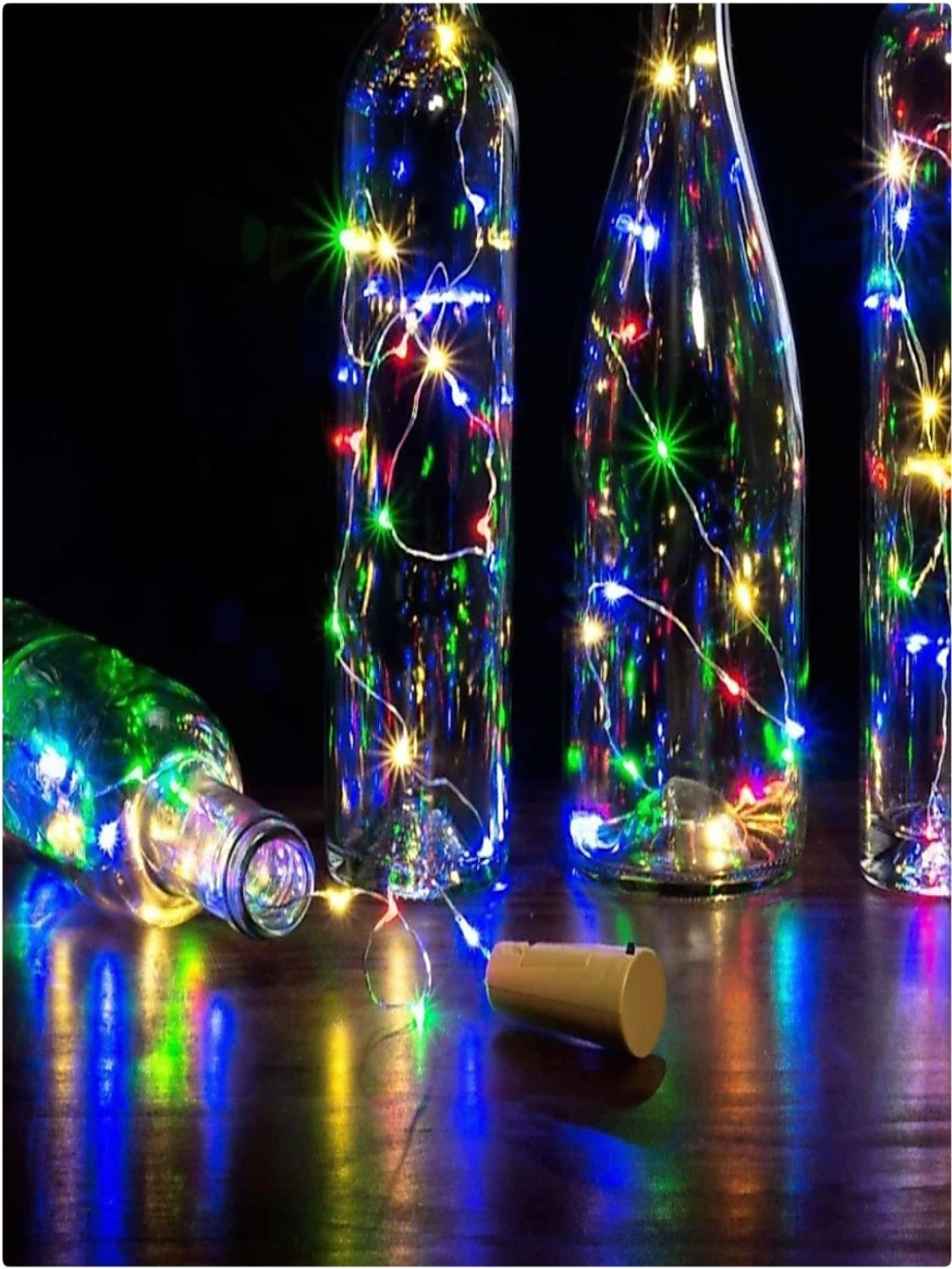 SPARK WORLD 1.98m Multicolor 20 LEDs Rice Shape String Lights