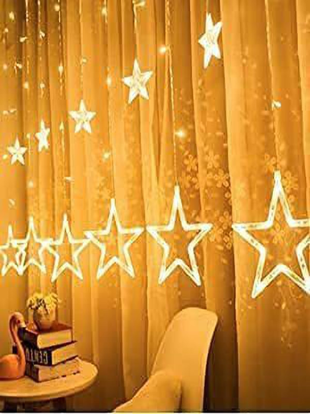 ENORMITY Yellow Star Shape String Light