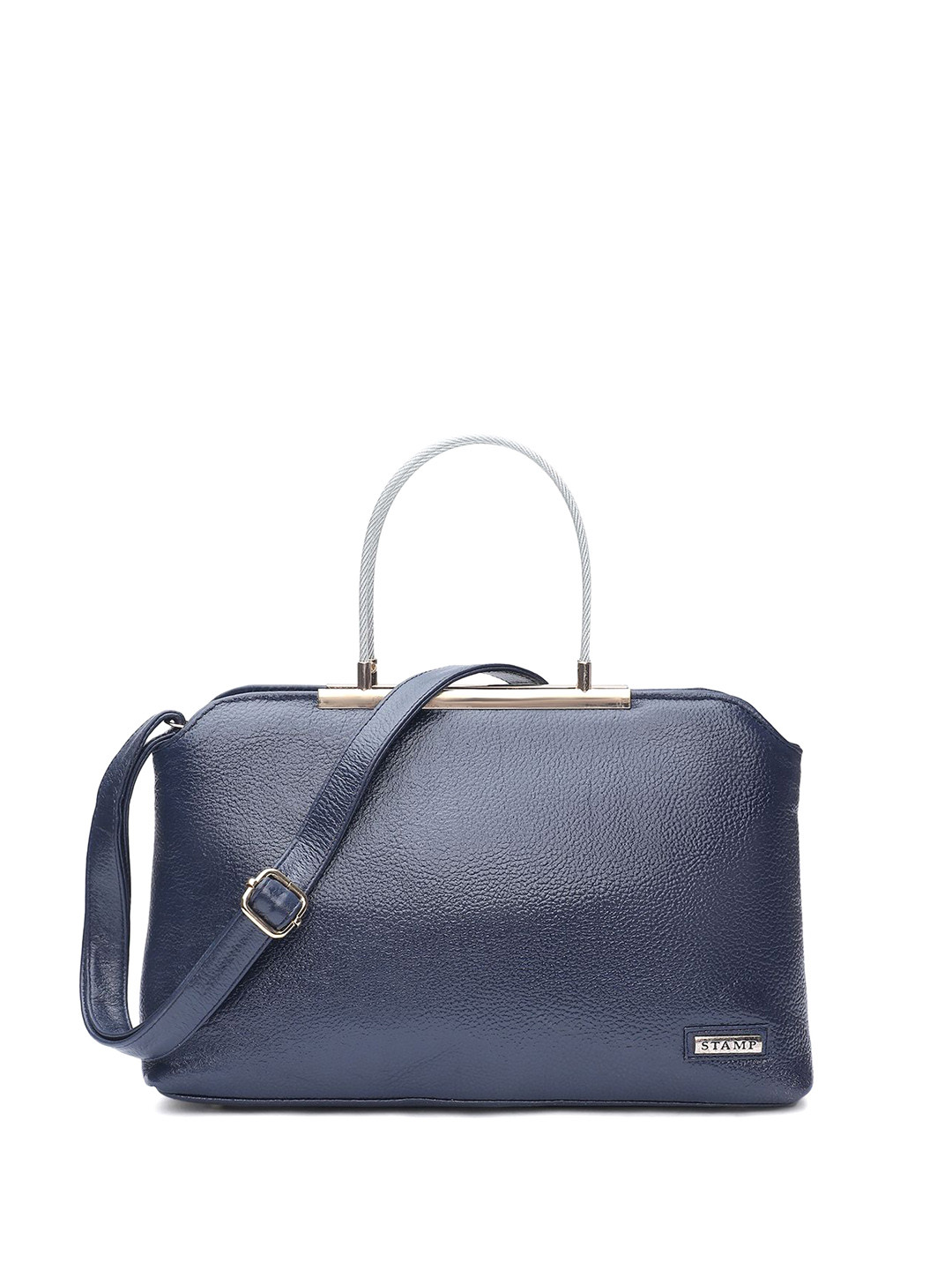 Stamp Leather Bowling Handheld Bag