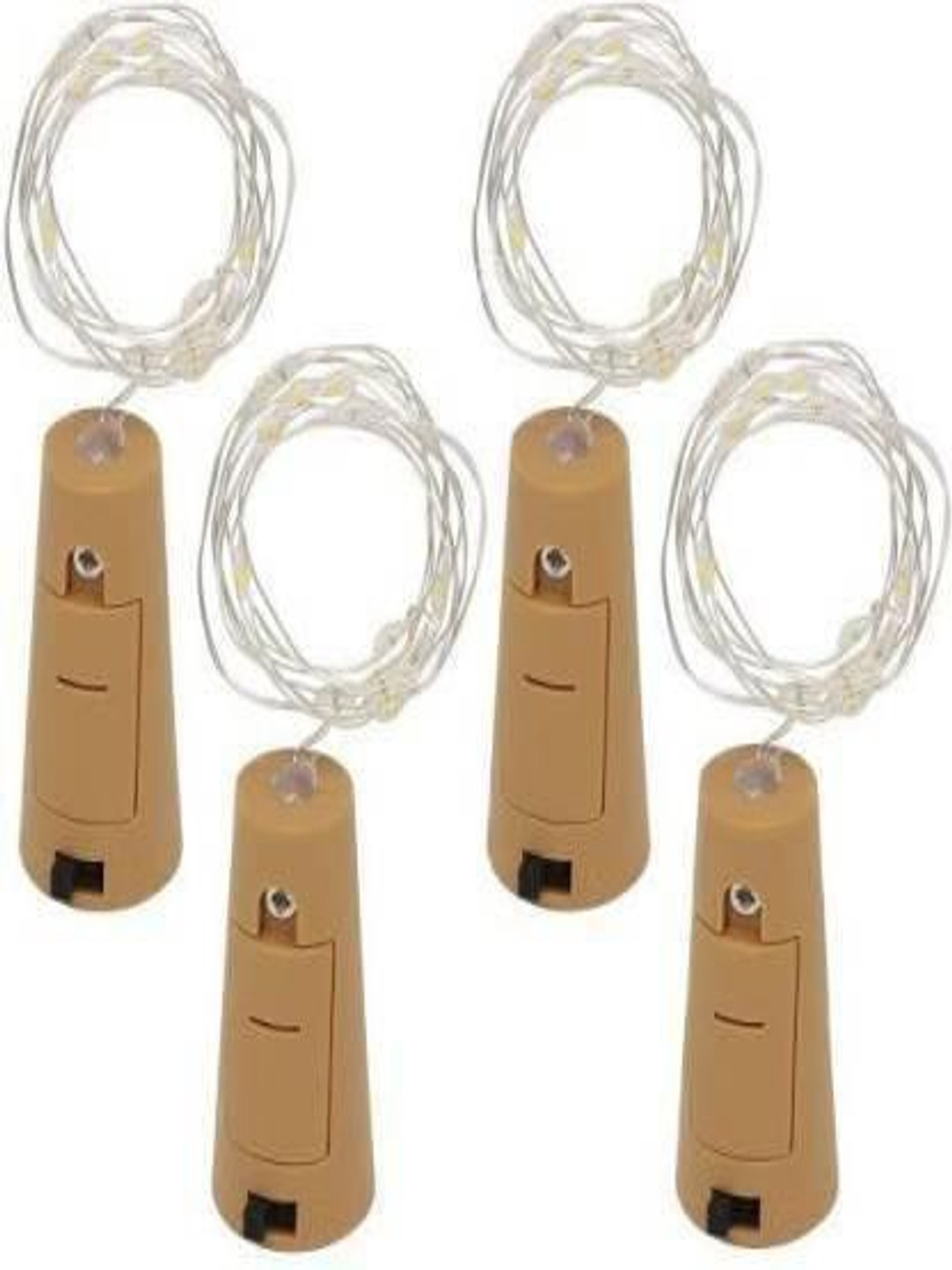 SPARK WORLD 4-pcs Yellow LED String Lights