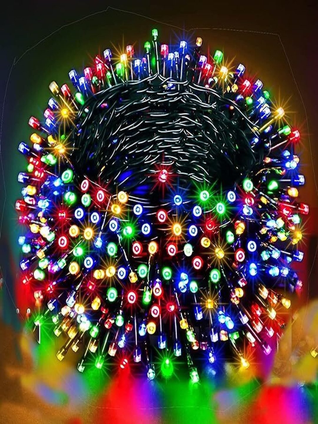 SPARK WORLD 30m Multicolor 210 LEDs Rice Shape String Lights