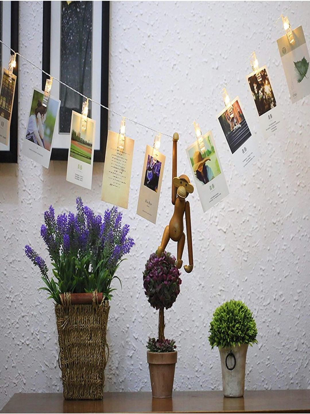 SPARK WORLD Warm Yellow More than 360 LEDs Photo Clip String Lights