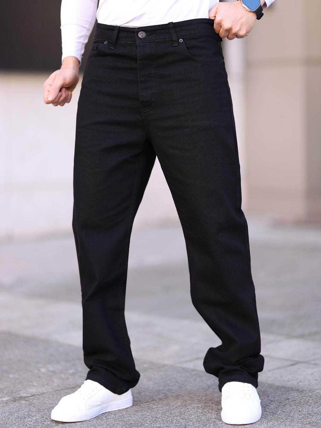 Trendyol Men Pure Cotton Mid-Rise Jeans