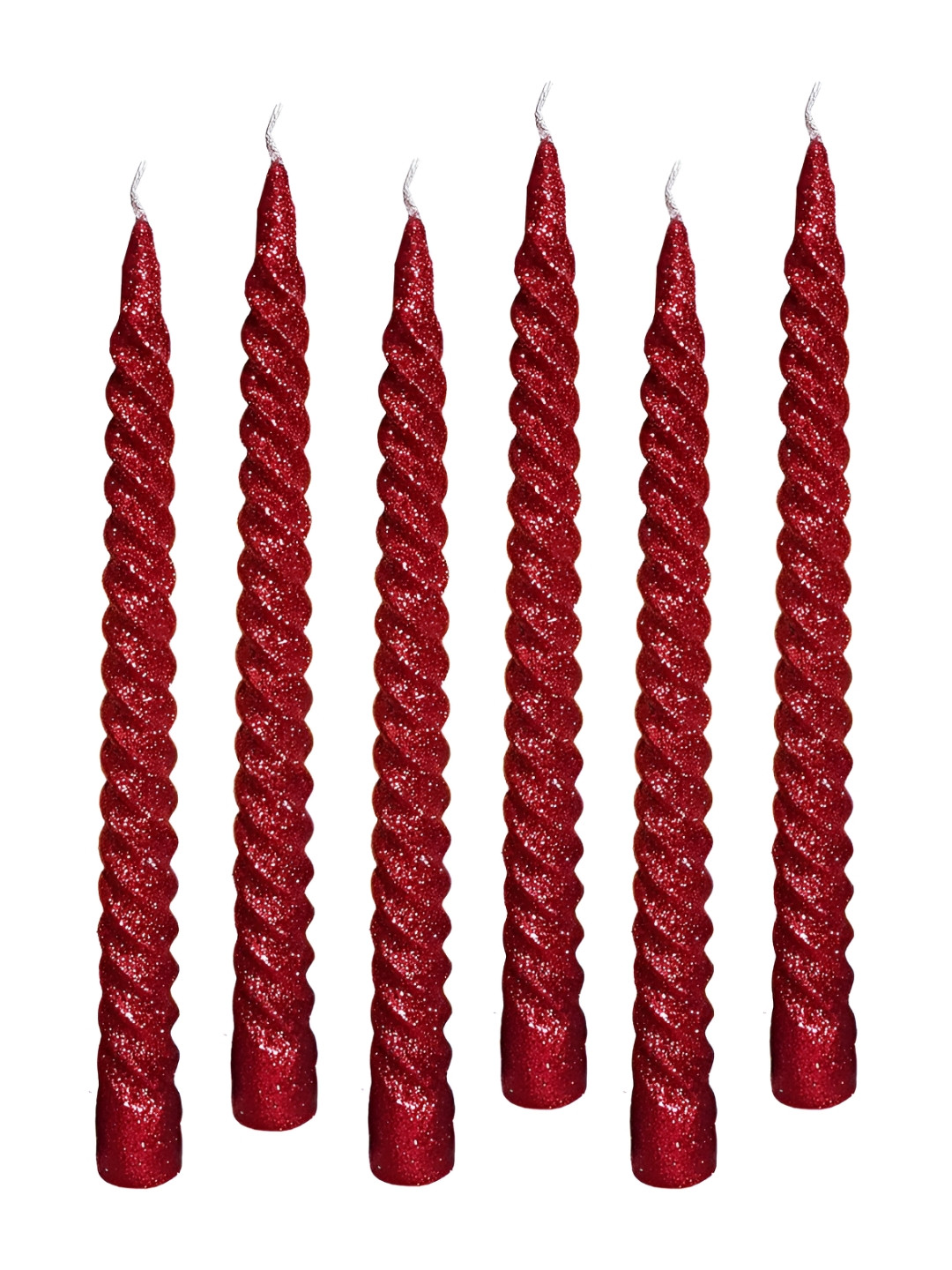 atorakushon Celebrate Diwali Birthday Party 6Pcs Scented Solid Tapered Pillar Candles