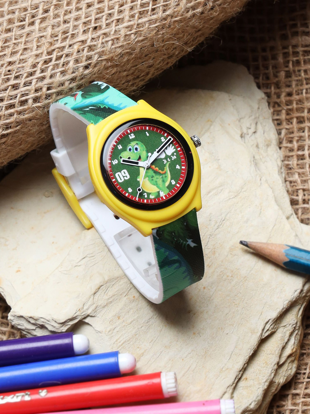 JI & JA Kids Printed Dial Analogue Watch JJ120