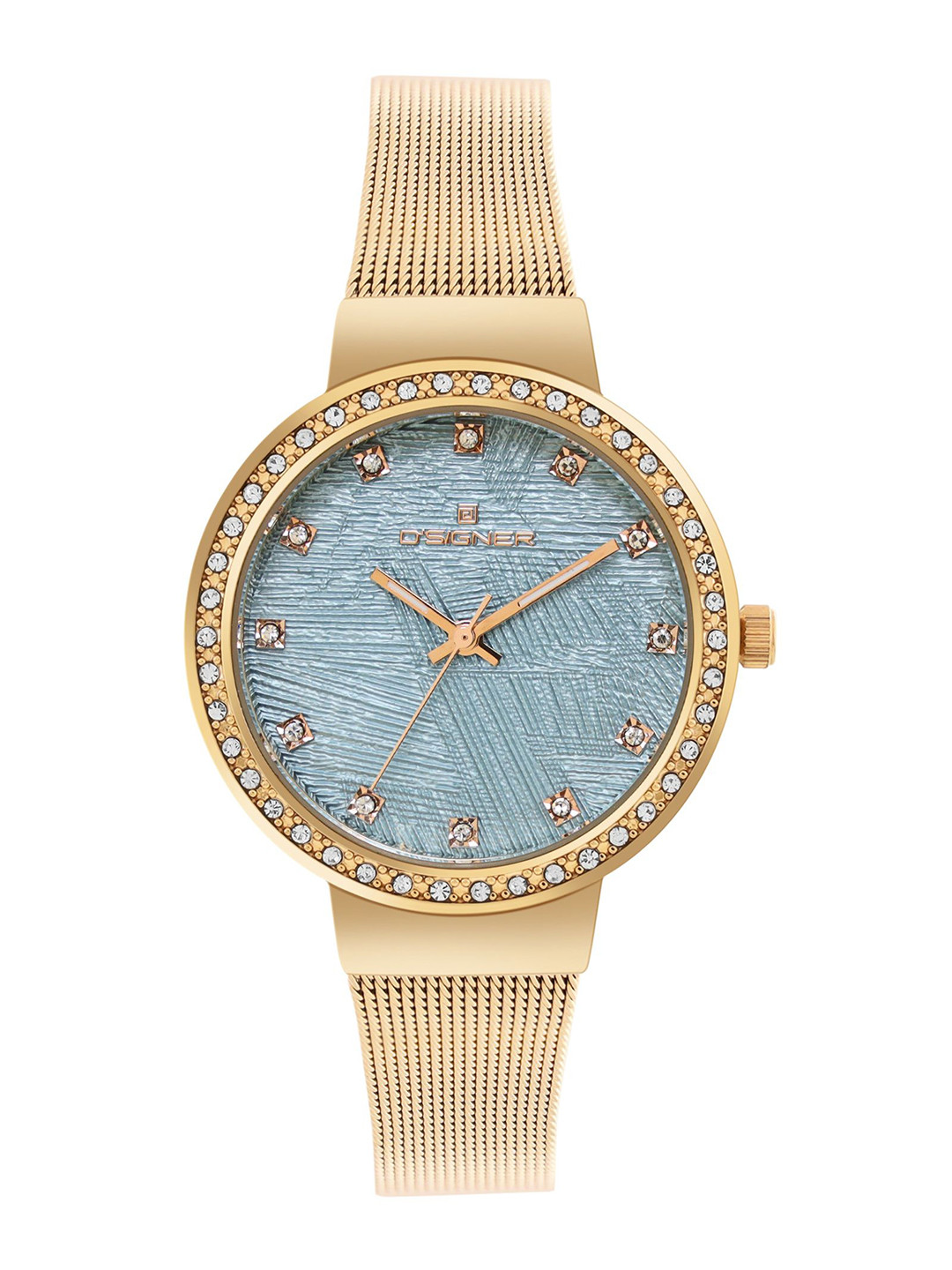 D'SIGNER Women Brass Dial & Stainless Steel Wrap Around Straps Analogue Watch 917GM.5L