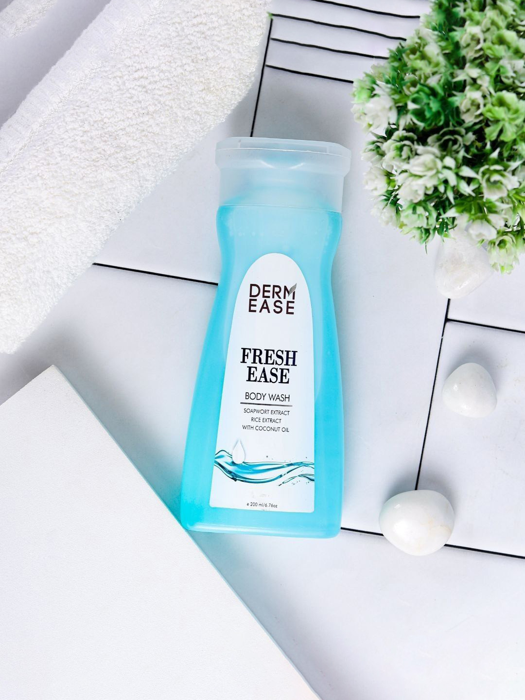 DERMEASE Fresh Ease Body Wash For Moisturizing With Coconut Oil - 200 ml