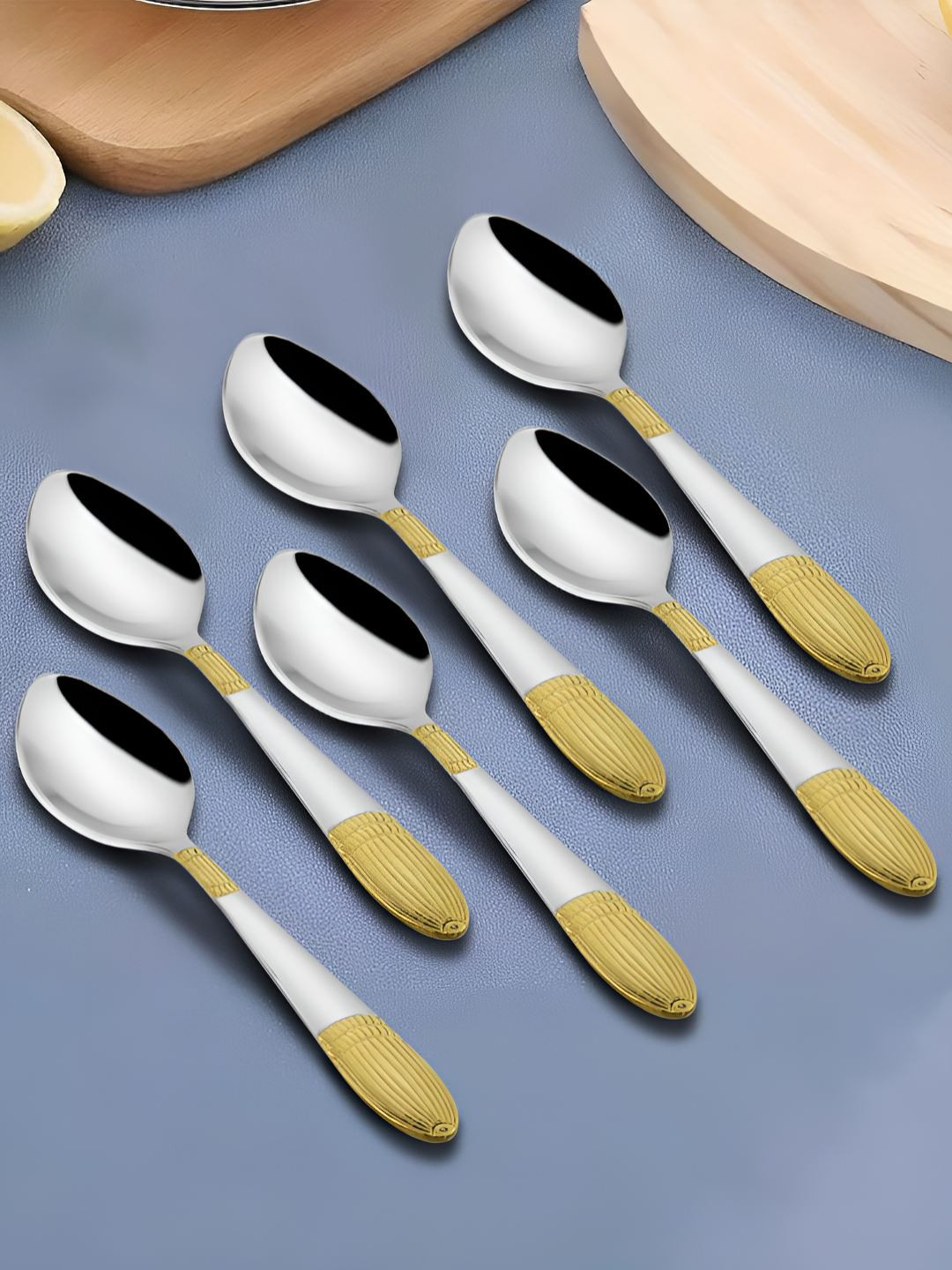 Parage Gold-Toned 6-Pieces Stainless Steel Tea Spoon