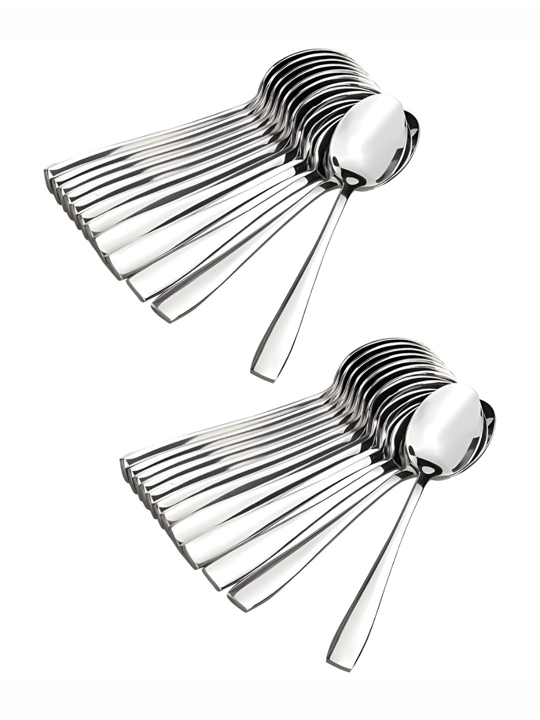 Parage Silver Toned 24 Pieces Stainless Steel Table Spoon
