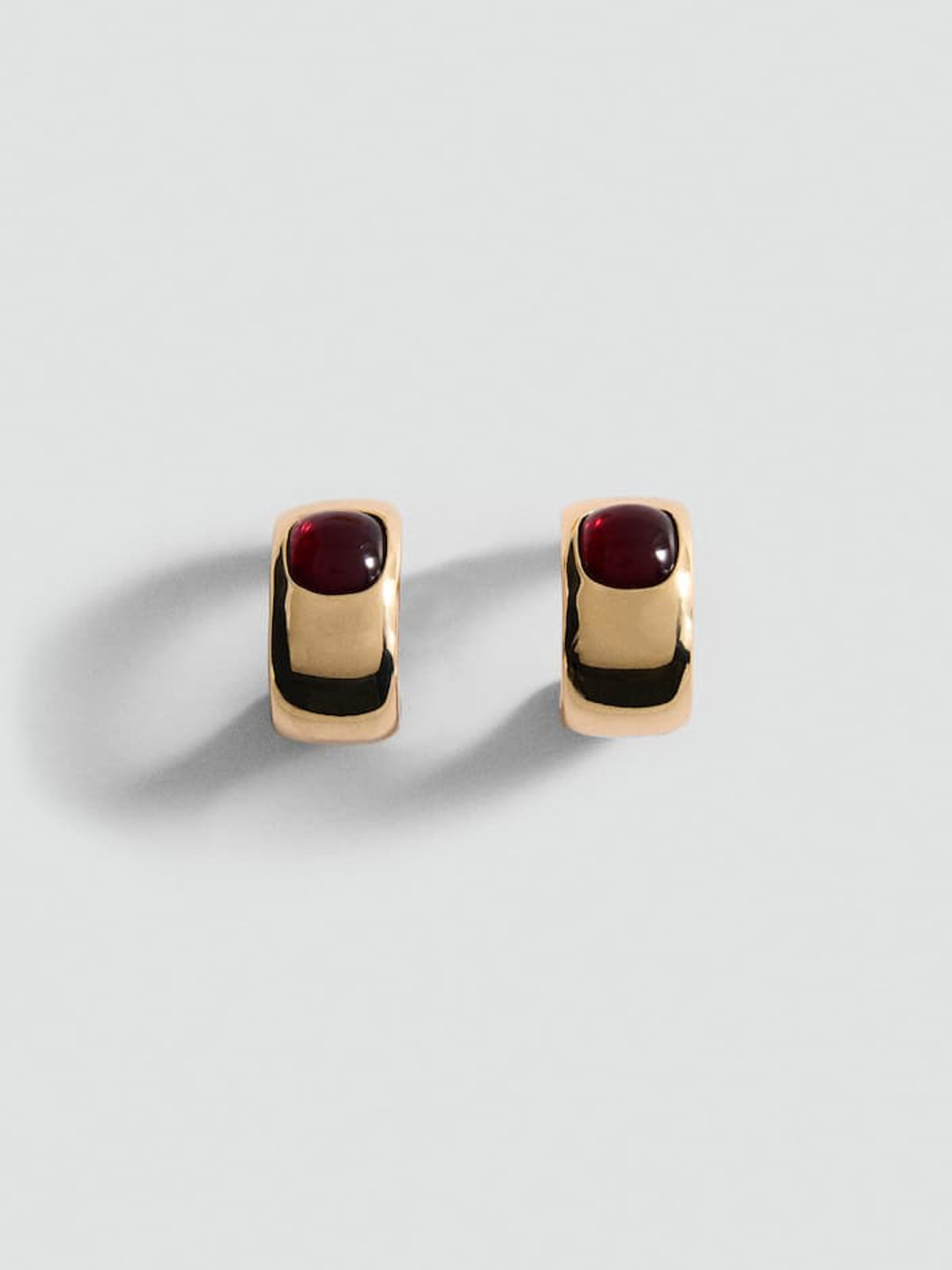 MANGO Circular Hoop Earrings